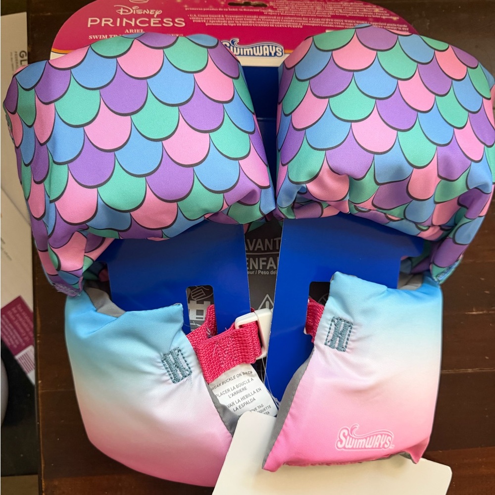 SwimWays Disney Princess Ariel Swim Trainer (Unisex), for Kids 33-55lbs - Picture 3 of 7